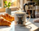 Bartholomew Knight and the Moth Mug – Dark Fantasy Bookish Mug, Romance Reader BookTok Merch - Image 2