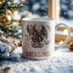 Bartholomew Mug– Knight and the Moth Dark Fantasy Romance Reader Mug