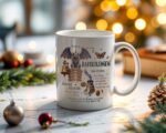 Bartholomew Knight and the Moth Mug | Gothic Fantasy Mug - Image 3