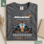 McLaren F1 Car Comfort Colors Shirt, Formula Racing Inspired Tee, McLaren Fans Shirt, Formula One Fan Gift, Motorsport Aesthetic T-Shirt