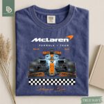 McLaren F1 Car Comfort Colors Shirt, Formula Racing Inspired Tee, McLaren Fans Shirt, Formula One Fan Gift, Motorsport Aesthetic T-Shirt - Image 5