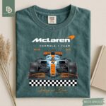 McLaren F1 Car Comfort Colors Shirt, Formula Racing Inspired Tee, McLaren Fans Shirt, Formula One Fan Gift, Motorsport Aesthetic T-Shirt - Image 6