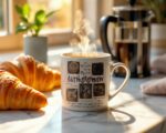 Bartholomew Knight and the Moth Mug | Dark Fantasy Bookish Mug - Image 2