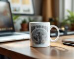 Bartholomew Knight Mug | Knight and the Moth Bookish Mug - Image 4