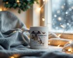 Bartholomew Knight and the Moth Mug | Gothic Fantasy Mug - Image 4