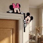 Personalized Style DN Characters Peekaboo Peeking Peeker Door Corner Sign, DN Corner Sign, DN Home Decor, Kid Room Decor Design #5 TX1BJK - Image 3