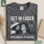 Retro Get In Loser We're Going To The Cottage Comfort Colors® T-Shirt, Heated Rivalry, Heated Rivalry Booktok Shirt Im Coming To The Cottage - Image 2