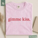 Gimme Kiss Comfort Colors® Shirt, Heated Rivalry T-Shirt, Romance Hockey Shirt, Gift For Movie Lover, Ilya Rosanov Shane Hollander Fan Tee