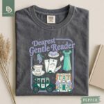 Dearest Gentle Reader Regency Comfort Colors T-Shirt, Whistledown Society Papers Tee, Reader Aesthetic Shirt, Literary Gifts, Bookish Shirt