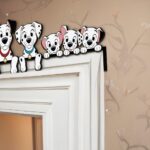 Custom Design DN 101 All Dalmatians Dog Door Corner Sign, Funny Dog Movie Characters Door Decor, Dog Birthday Party Gift For Kid A T41WML - Image 2