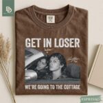 Retro Get In Loser We're Going To The Cottage Comfort Colors® T-Shirt, Heated Rivalry, Heated Rivalry Booktok Shirt Im Coming To The Cottage - Image 5