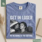 Retro Get In Loser We're Going To The Cottage Comfort Colors® T-Shirt, Heated Rivalry, Heated Rivalry Booktok Shirt Im Coming To The Cottage - Image 6