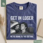 Retro Get In Loser We're Going To The Cottage Comfort Colors® T-Shirt, Heated Rivalry, Heated Rivalry Booktok Shirt Im Coming To The Cottage - Image 8