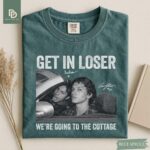 Retro Get In Loser We're Going To The Cottage Comfort Colors® T-Shirt, Heated Rivalry, Heated Rivalry Booktok Shirt Im Coming To The Cottage - Image 7