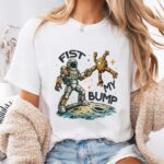 Fist My Bump - Project Hail Mary Comfort Colors Shirt | Andy Weir Sci-Fi Book Merch, Rocky Grace Friendship Space Shirt - Image 4