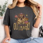 Princess Donut “This Is an Outrage” Comfort Colors Shirt – Dungeon Crawler Carl LitRPG Book Merch – Matt Dinniman Fan Gift - Image 5