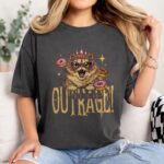 Princess Donut “This Is an Outrage” Comfort Colors Shirt – Dungeon Crawler Carl LitRPG Book Merch – Matt Dinniman Fan Gift - Image 5