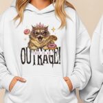 Princess Donut “This Is an Outrage” Hoodie – Dungeon Crawler Carl LitRPG Book Merch – Matt Dinniman Fan Gift - Image 4