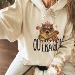 Princess Donut “This Is an Outrage” Hoodie – Dungeon Crawler Carl LitRPG Book Merch – Matt Dinniman Fan Gift