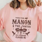 Throne Of Glass Manon Blackbeak We Are Thirteen Sweatshirt, Fantasy Witch Tee, Wyvern Rider Apparel, Sarah J Maas Inspired Bookish Gift - Image 3
