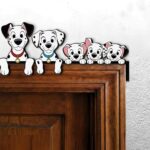 Custom Design DN 101 All Dalmatians Dog Door Corner Sign, Funny Dog Movie Characters Door Decor, Dog Birthday Party Gift For Kid G Y2YGD4 - Image 3