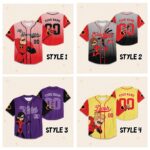 Personalized Style Custom DN The Incredibles Baseball Jersey, Mr Incredible Elastigirl Dash Violet Jack Jack Shirt, Pixar Superher E9C351 - Image 2