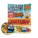 Custom Name DN Cars Sign blanket, Lightning McQueen Tow Mater Blanket, DN cars blanket, Birthday Boy Girl gift blanket Gift #111 BARWZV - Image 2