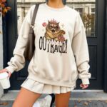 Princess Donut “This Is an Outrage” Sweatshirt – Dungeon Crawler Carl LitRPG Book Merch – Matt Dinniman Fan Gift - Image 3