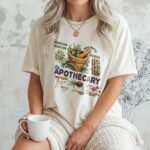 Mao Mao's Apothecary Poisons Comfort Colors Shirt, Cute Anime Potion Graphic Tee, Witchy Kawaii Shirt - Image 7
