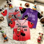 Personalized Style Custom DN The Incredibles Baseball Jersey, Mr Incredible Elastigirl Dash Violet Jack Jack Shirt, Pixar Superher 7C8T3J - Image 4