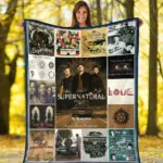 15 Years of Supernatural Blanket – TV Series Fleece & Sherpa Cozy Throw for Fans - Image 2