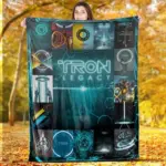 Tron Fleece & Sherpa Blanket – Soft, Warm & Cozy for Fans
