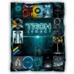Tron Fleece & Sherpa Blanket – Soft, Warm & Cozy for Fans - Image 2