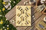 Honey Bee 3D Paper Cut EMBROIDERY PATTERN-3D Cutting Idea FOR HOLIDAY IDEA PDF (Copy) - Image 2