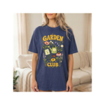 Garden Club Shirt – Vintage Floral Plant Lover Tee, Cute Gardening T-Shirt, Cottagecore Gift for Women, Nature Lover Apparel
