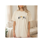 Cute Hanging Cats T-Shirt, Funny Cat Graphic Tee, Cat Lover Gift, Minimalist Animal Shirt, Unisex Cotton Tee - Image 6