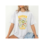 Garden Club Shirt – Vintage Floral Plant Lover Tee, Cute Gardening T-Shirt, Cottagecore Gift for Women, Nature Lover Apparel - Image 5