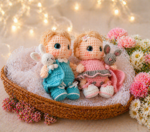 Cute Crochet Doll Laser Cut Design – Amigurumi Toy File for Handmade Decoration - Image 3