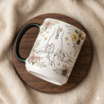 Personalized Mama Mug, Custom Mom Coffee Cup, Mama Gift with Kids Names, Mommy Mug, Mothers Day Gift from Children, Birthday Gift for Mom J-16Y - Image 3
