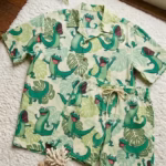 Tom Lizard Hawaiian Shirt and Shorts, Vintage Summer Hopper Set, Funny Meme Cartoon Shirt, Summer Vacation, Disneyland Gift For Him