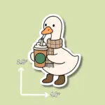Cute Goose Sticker Set – Waterproof Vinyl Laptop Decals - Image 6
