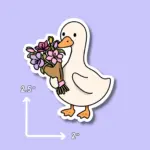 Cute Goose Sticker Set – Waterproof Vinyl Laptop Decals - Image 3