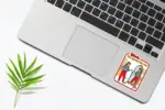 Funny Stress Sticker Bitch You Stress Me Out, Retro 80s Vinyl Decal, Sarcastic Self Care Waterproof Sticker for Laptop, Water Bottle, Car - Image 3
