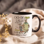 Robin Hood Oo-De-Lally Mug – Retro Disney Coffee Cup with Quote “Golly What a Day” – Classic Cartoon Gift for Disney Fans
