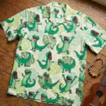 Tom Lizard Hawaiian Shirt and Shorts, Vintage Summer Hopper Set, Funny Meme Cartoon Shirt, Summer Vacation, Disneyland Gift For Him - Image 6