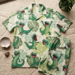 Tom Lizard Hawaiian Shirt and Shorts, Vintage Summer Hopper Set, Funny Meme Cartoon Shirt, Summer Vacation, Disneyland Gift For Him - Image 3