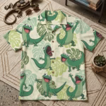 Tom Lizard Hawaiian Shirt and Shorts, Vintage Summer Hopper Set, Funny Meme Cartoon Shirt, Summer Vacation, Disneyland Gift For Him - Image 4