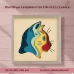 3D Cat Shadow Box SVG Bundle, Layered Paper Cut, Pet Wall Art (Digital Download) - Image 5