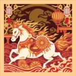 Lunar New Year Horse 3D Shadow Box SVG, Chinese Zodiac Paper Cut (Digital Download) - Image 4