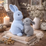 Amigurumi Crochet Bunny Pattern, Velvet or Cotton Toy (PDF Pattern) - Image 3